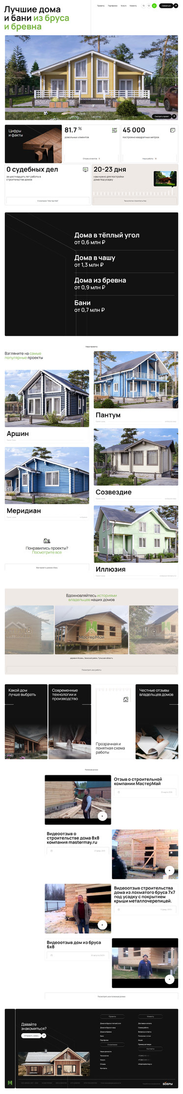 Разработка сайта «Мастер Май»